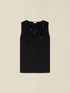 Cotton top with floral appliqu&eacute;s image number 3
