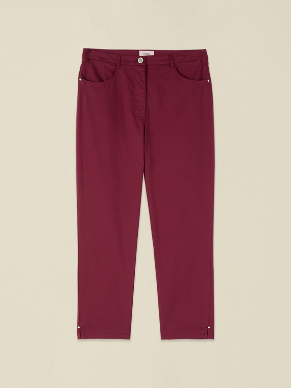 Capri-Hose aus Baumwollmischung
