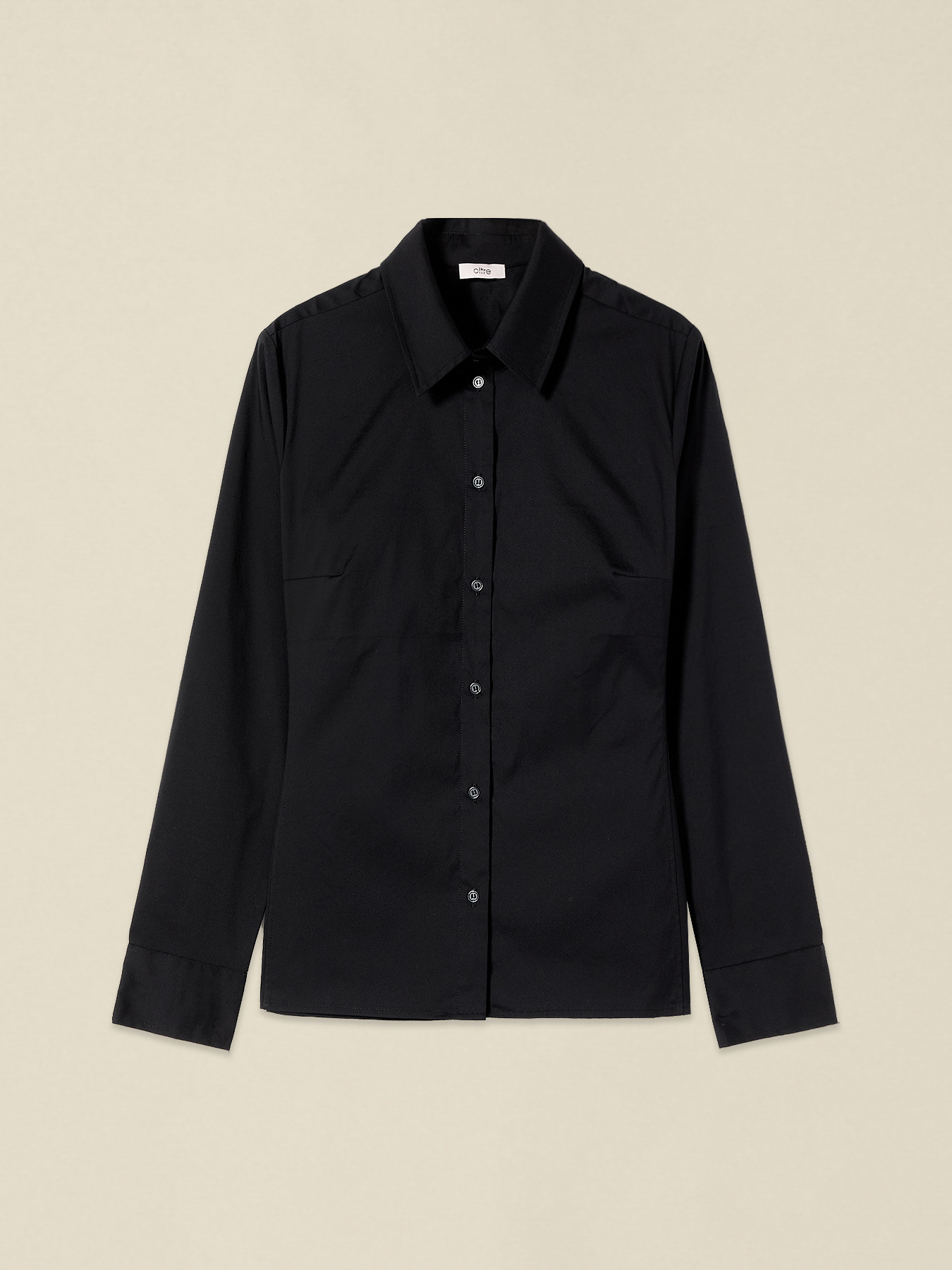 Camicia basic in popeline image number 3