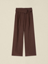 Palazzo pants with folded waistband image number 4
