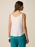 Top in viscosa con scollo a V image number 1