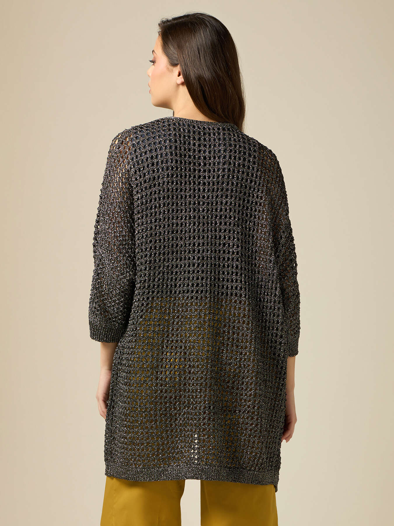 Cardigan over lurex image number 1