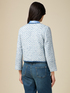 Tweed and denim boxy jacket image number 1