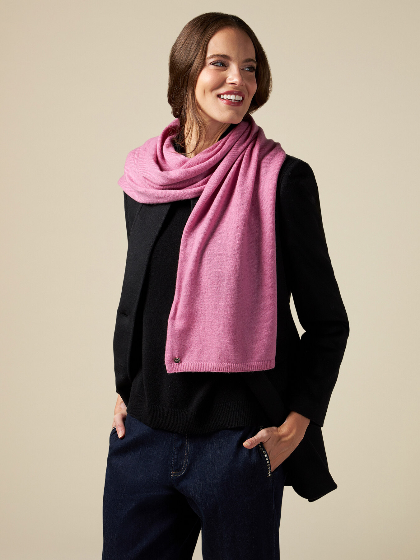 Sciarpa misto cashmere image number 0