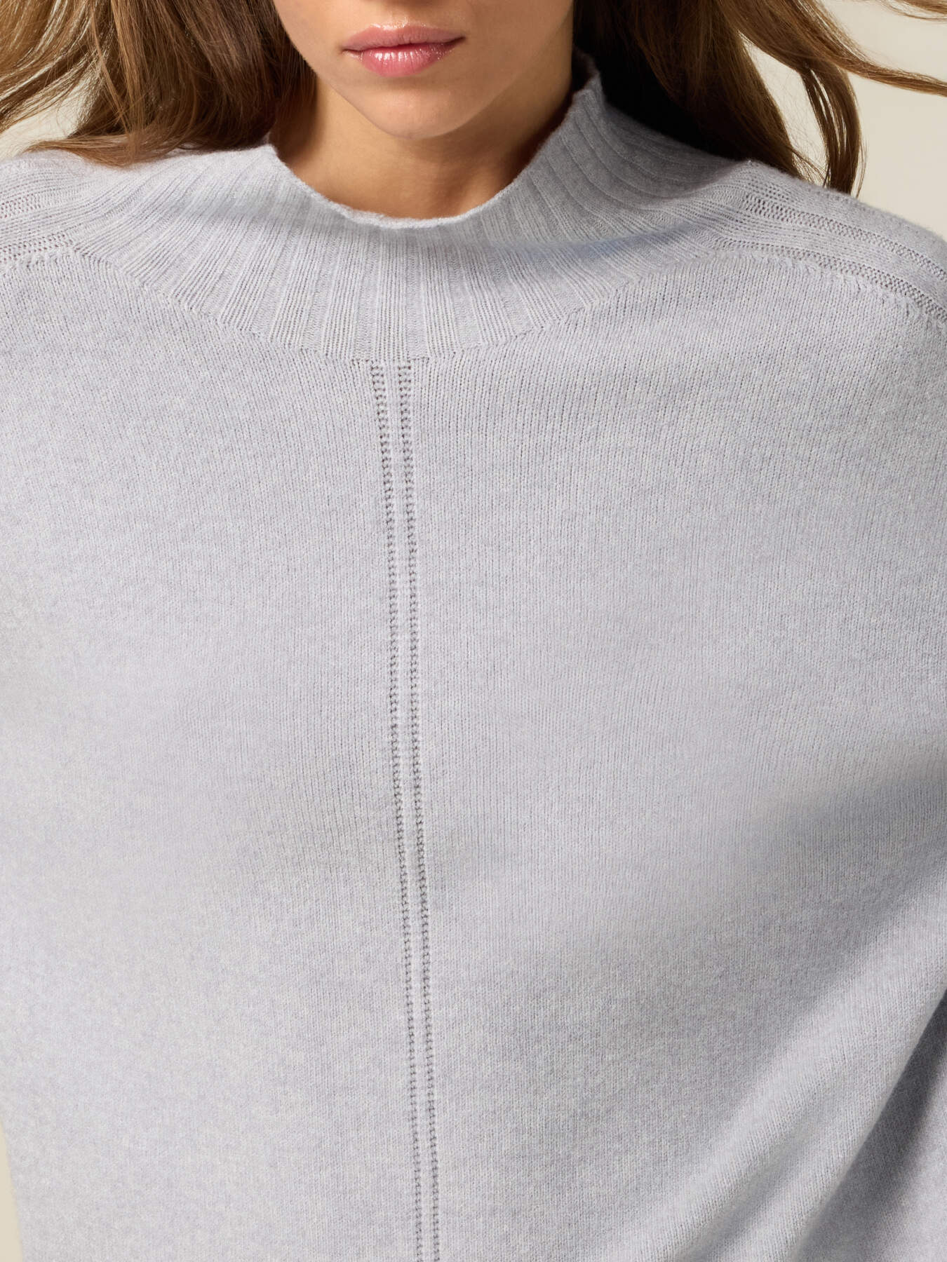 Turtleneck sweater with ribbed details image number 2
