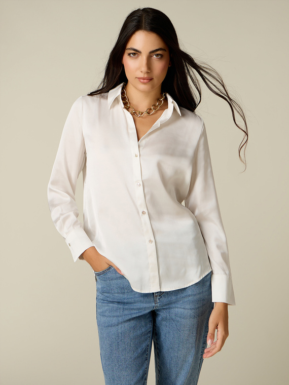 Camicia in raso