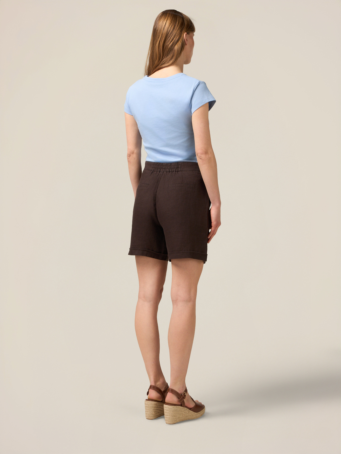 Kurze Hose 100% Leinen image number 1