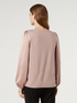 Blusa bimaterica maniche lunghe image number 1