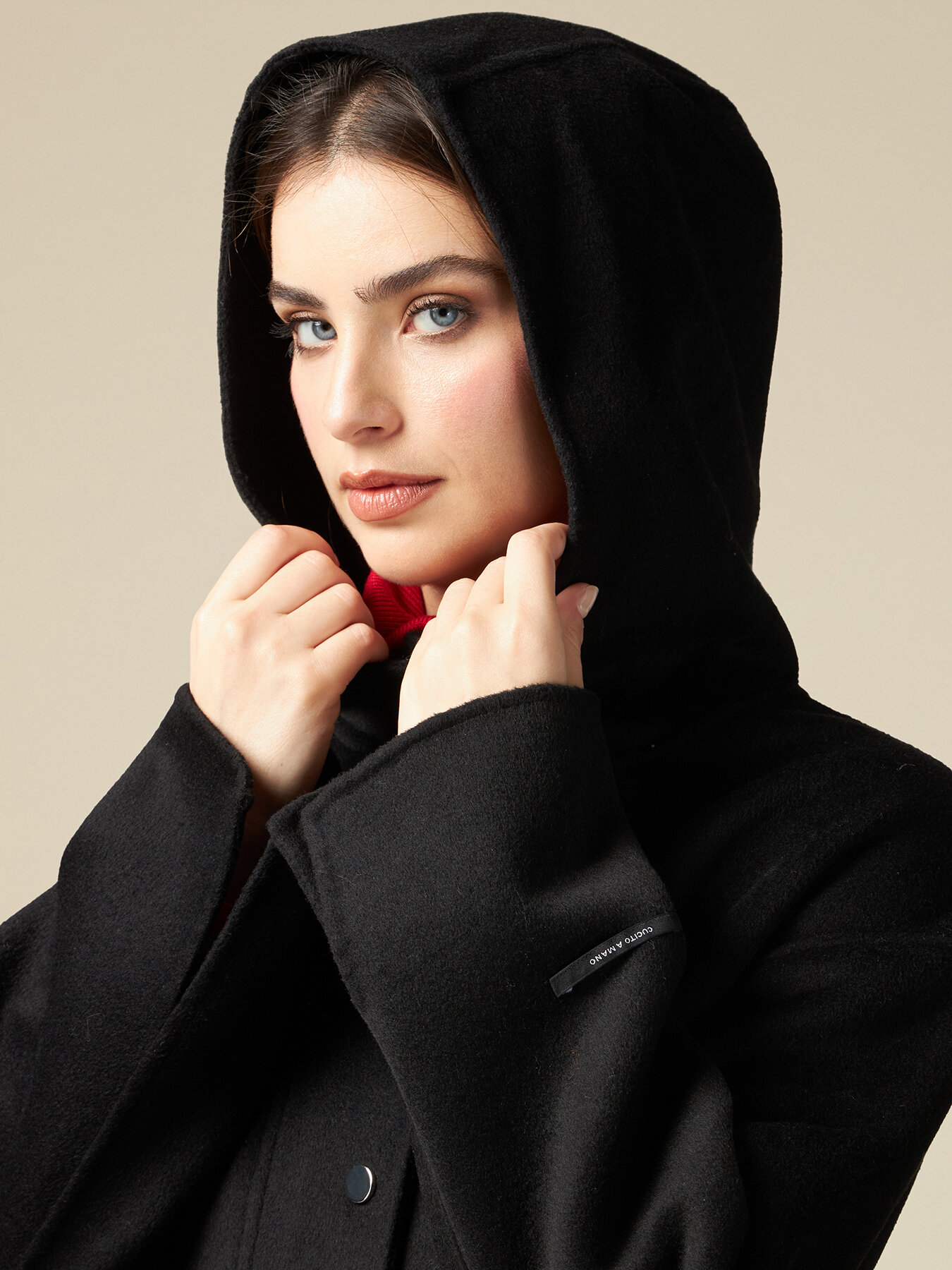 Parka in panno double misto lana image number 2