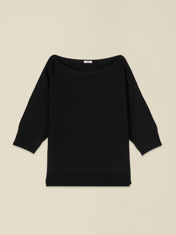 Nahtloser Strickpullover