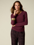 V-neck cashmere blend t-shirt image number 0