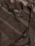 Gestreifter Schal aus zwei Materialien image number 1