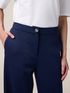 Pantaloni palazzo in punto milano image number 2