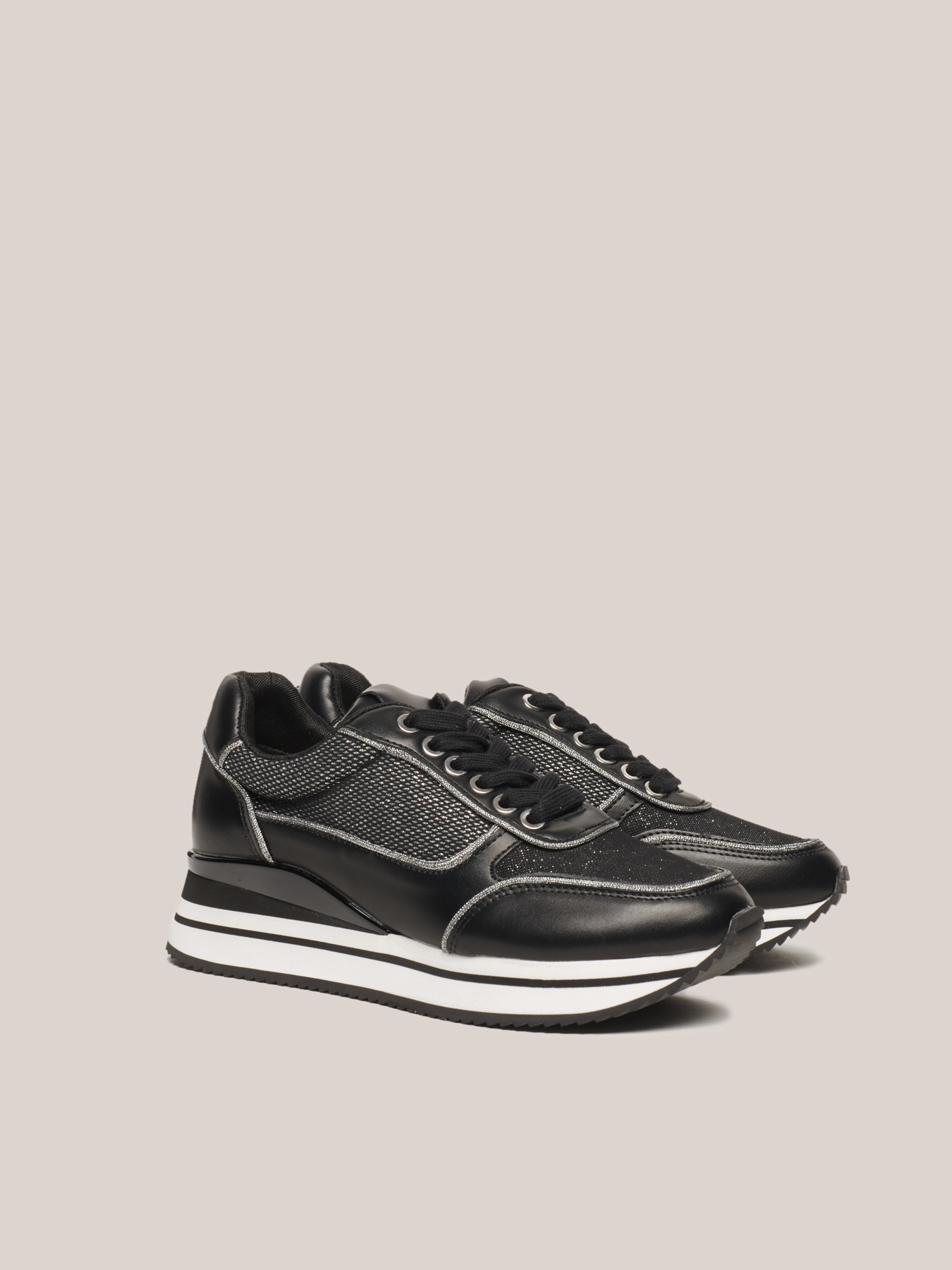 Sneakers con dettagli lurex image number 1