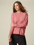 Viscose blend crew-neck sweater image number 0