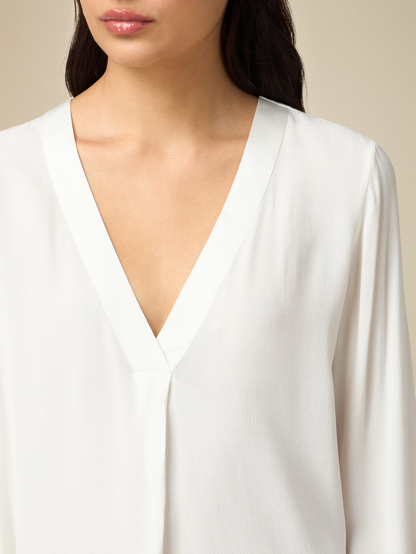 Bluse aus Viskose-Krepp image number 2