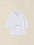 Oversized shirt with jewel detail image number 3