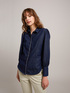 Camicia in denim con catenella image number 0