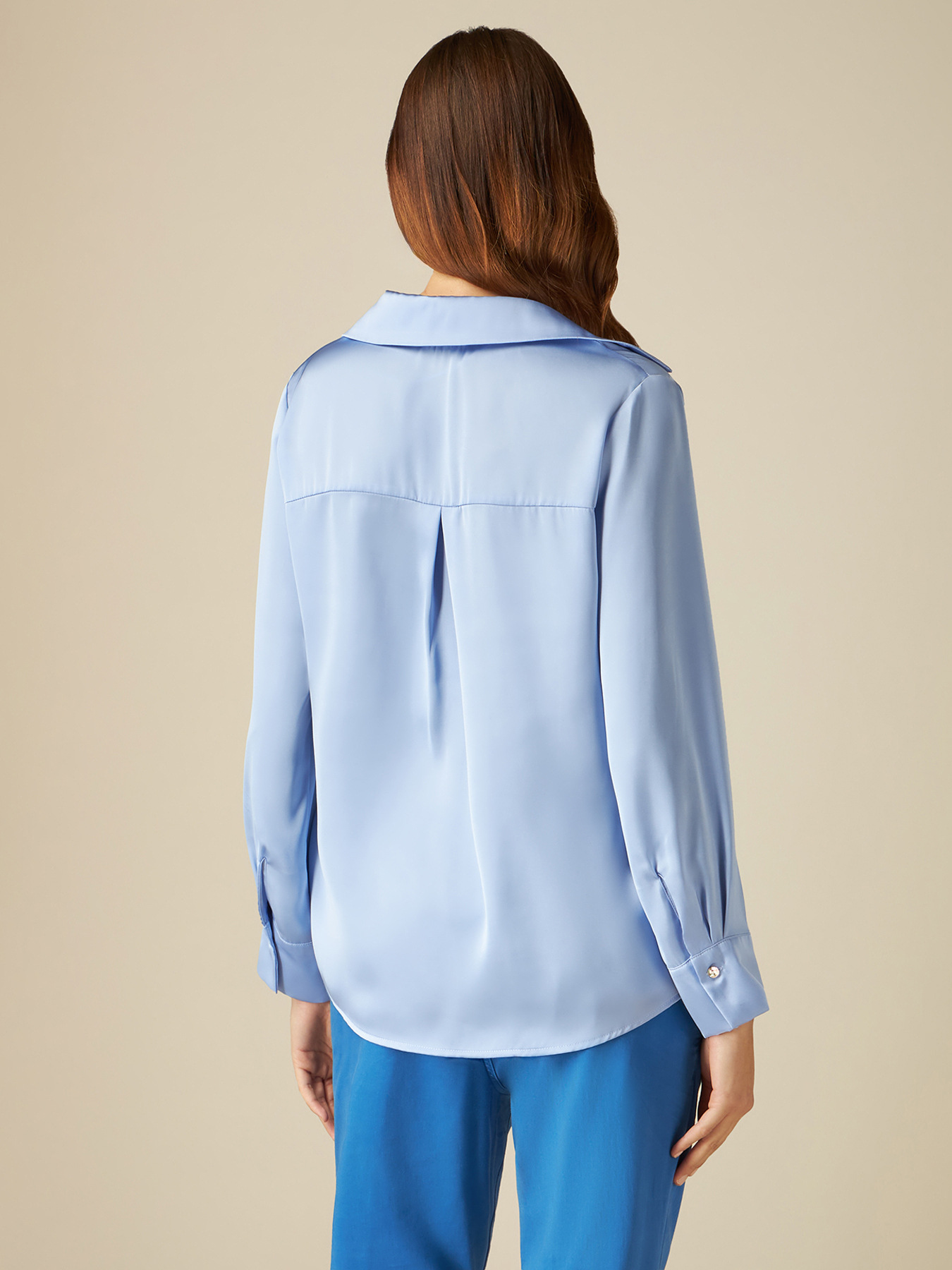 Satin shirt image number 1