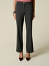 Pantaloni regular in punto milano image number 3