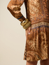 Kurzes Kleid aus gemusterter Viskose image number 2