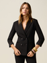 Blazer doppiopetto con bottoni foderati image number 0