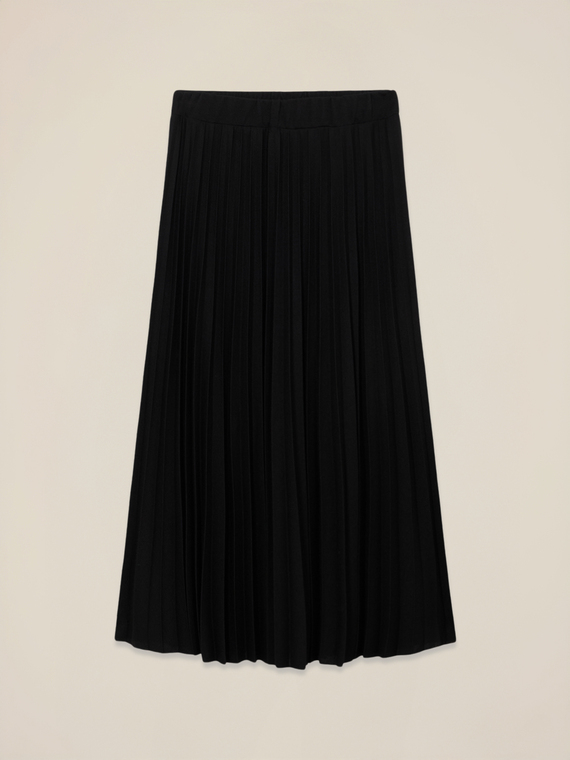 Long pleated skirt