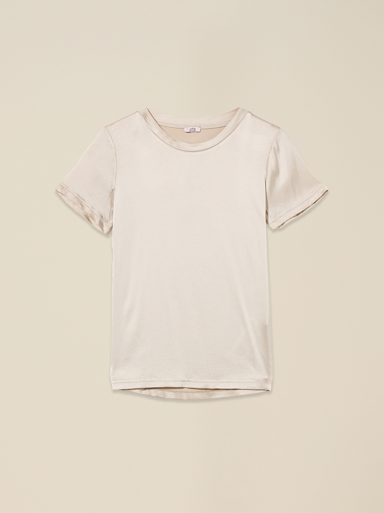 Blusa in raso misto viscosa image number 0