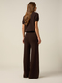 Pantalon palazzo en maille image number 1