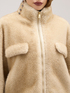 Cazadora bomber de peluche image number 2