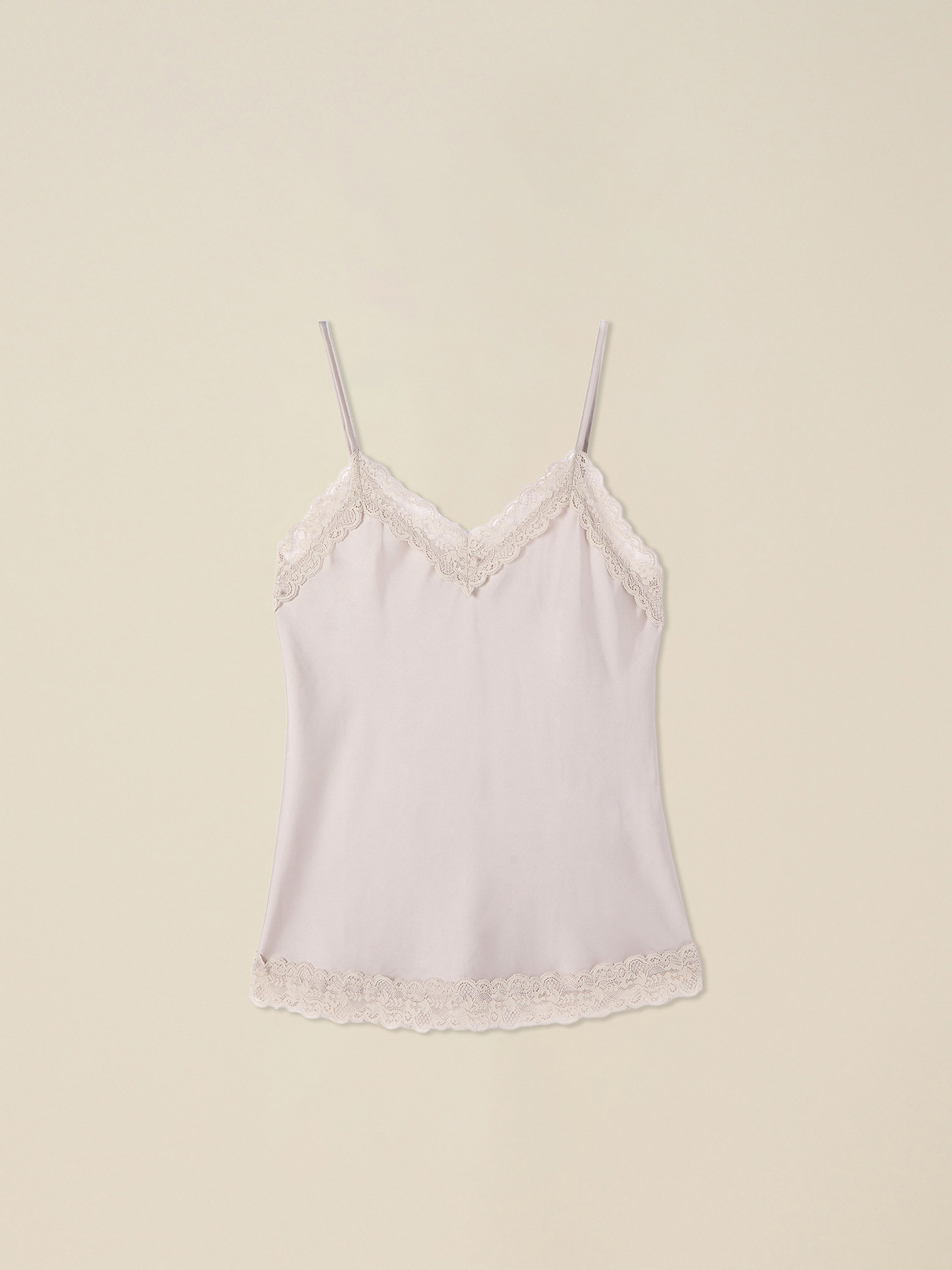 Top de lingerie en satin et dentelle image number 3
