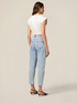 Jeans boyfit con castoni image number 1