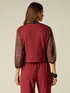 Crepe fabric vest image number 1