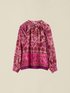 Bluse mit Foulard-Muster image number 3