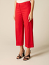 Pantalon court en m&eacute;lange de coton image number 3