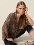 Camisa estampada con mangas kimono image number 3