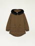 Parka con relleno y pelo desmontable image number 4