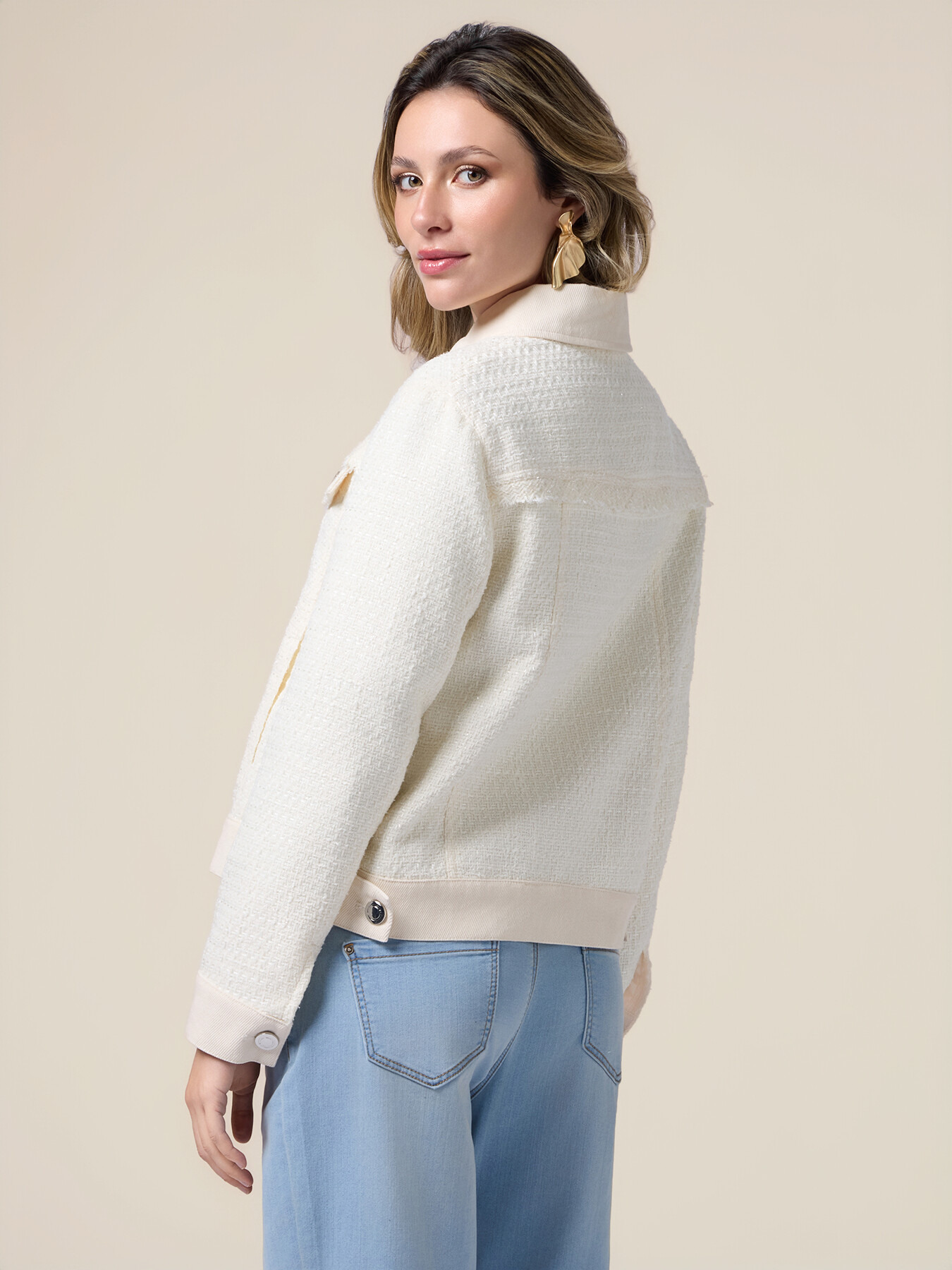 Veste courte en tweed image number 1