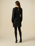 Short sequin dress with long-sleeves image number 1