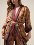 Kimono en satin de viscose image number 2