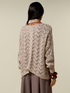 Openwork mohair-blend sweater with sequins image number 1