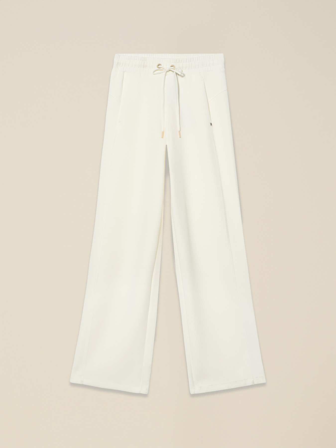 Soft touch palazzo joggers image number 4