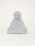 Gorro de mezcla de lana con pomp&oacute;n image number 1