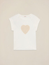 Camiseta con coraz&oacute;n de ganchillo image number 4
