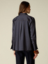 Striped satin shirt image number 1