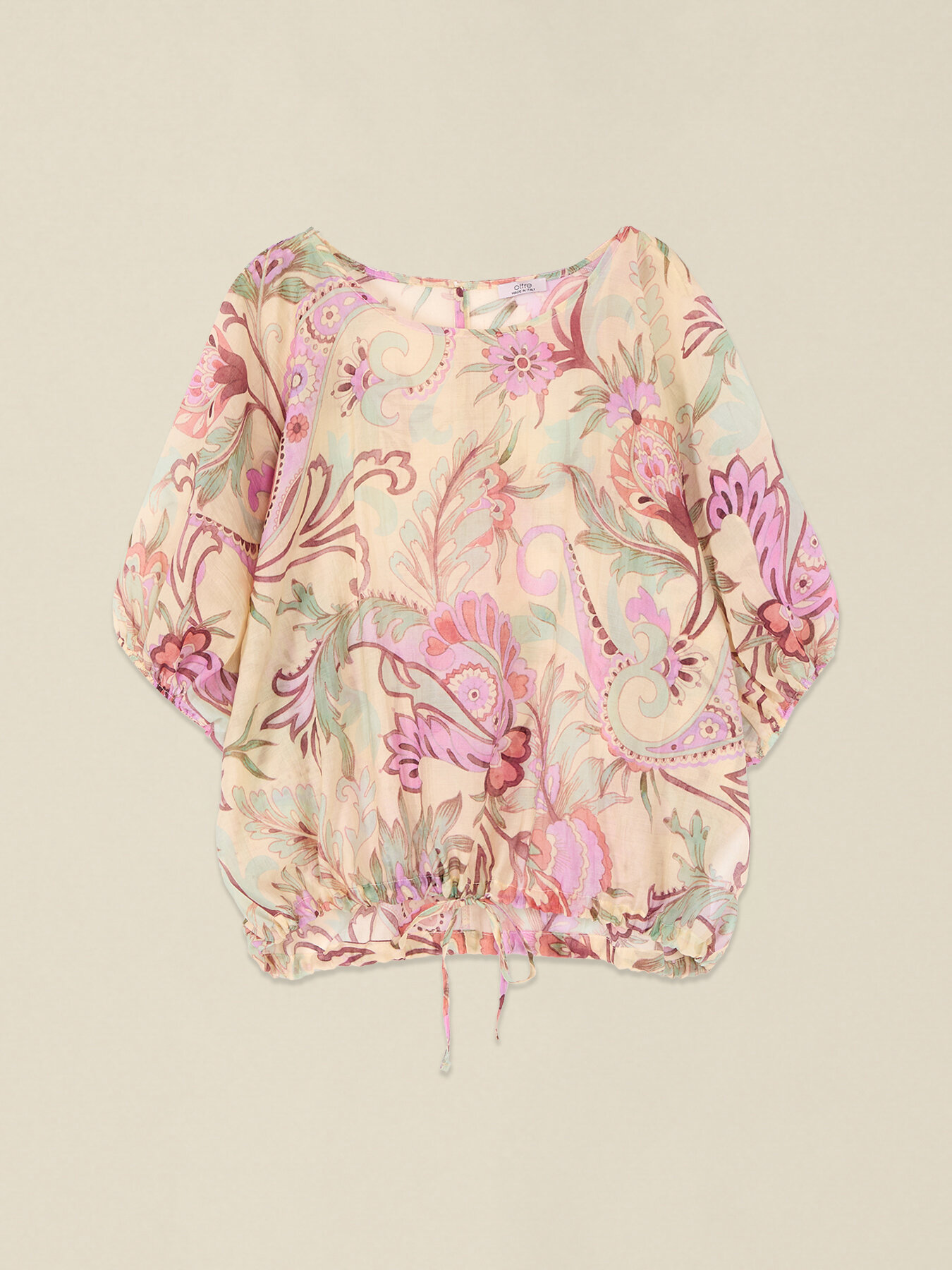 Blouse fantaisie m&eacute;lange lyocell image number 3