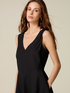 Flare dress in poplin with flower image number 2