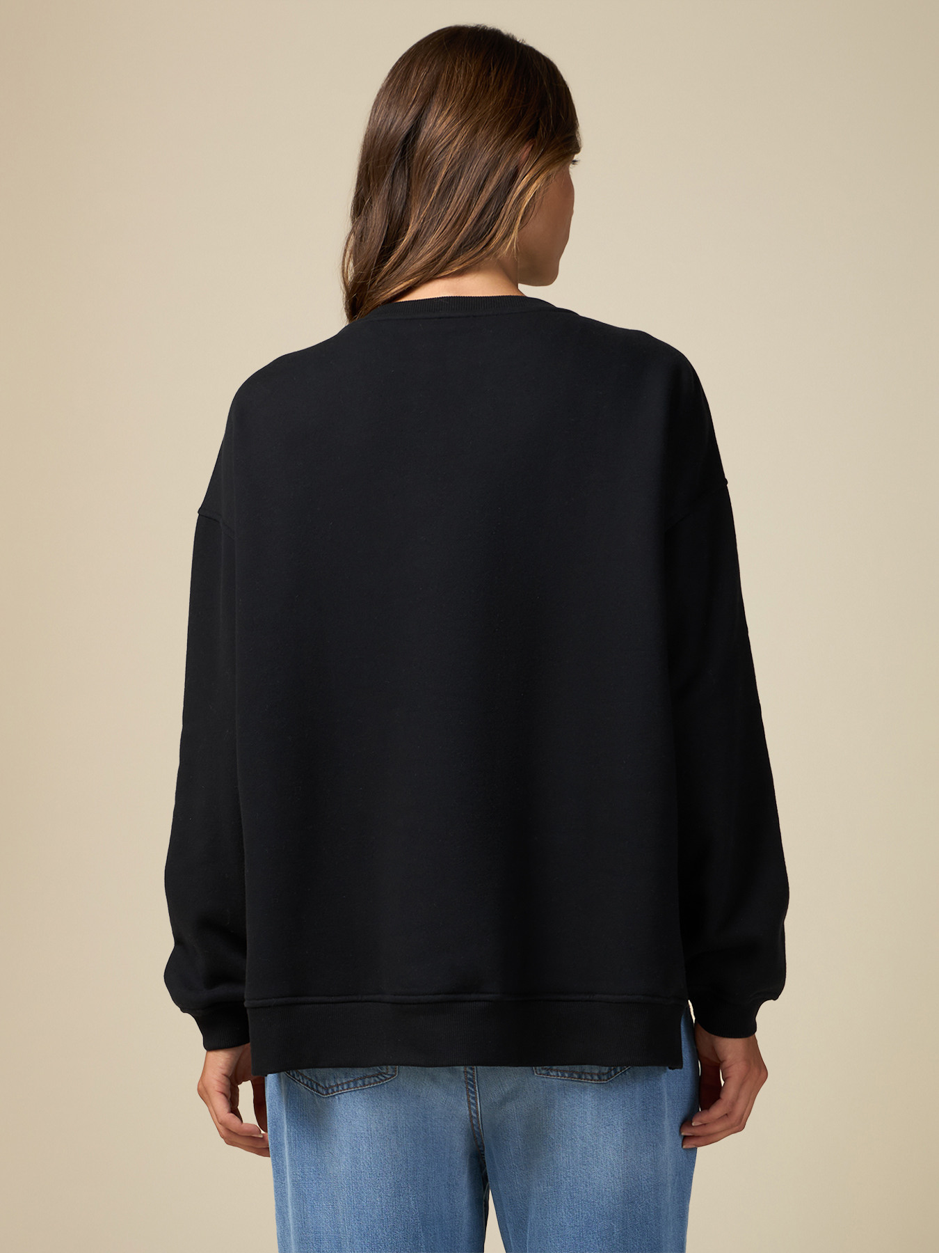 Sweatshirt mit Schmuck-Patch image number 1