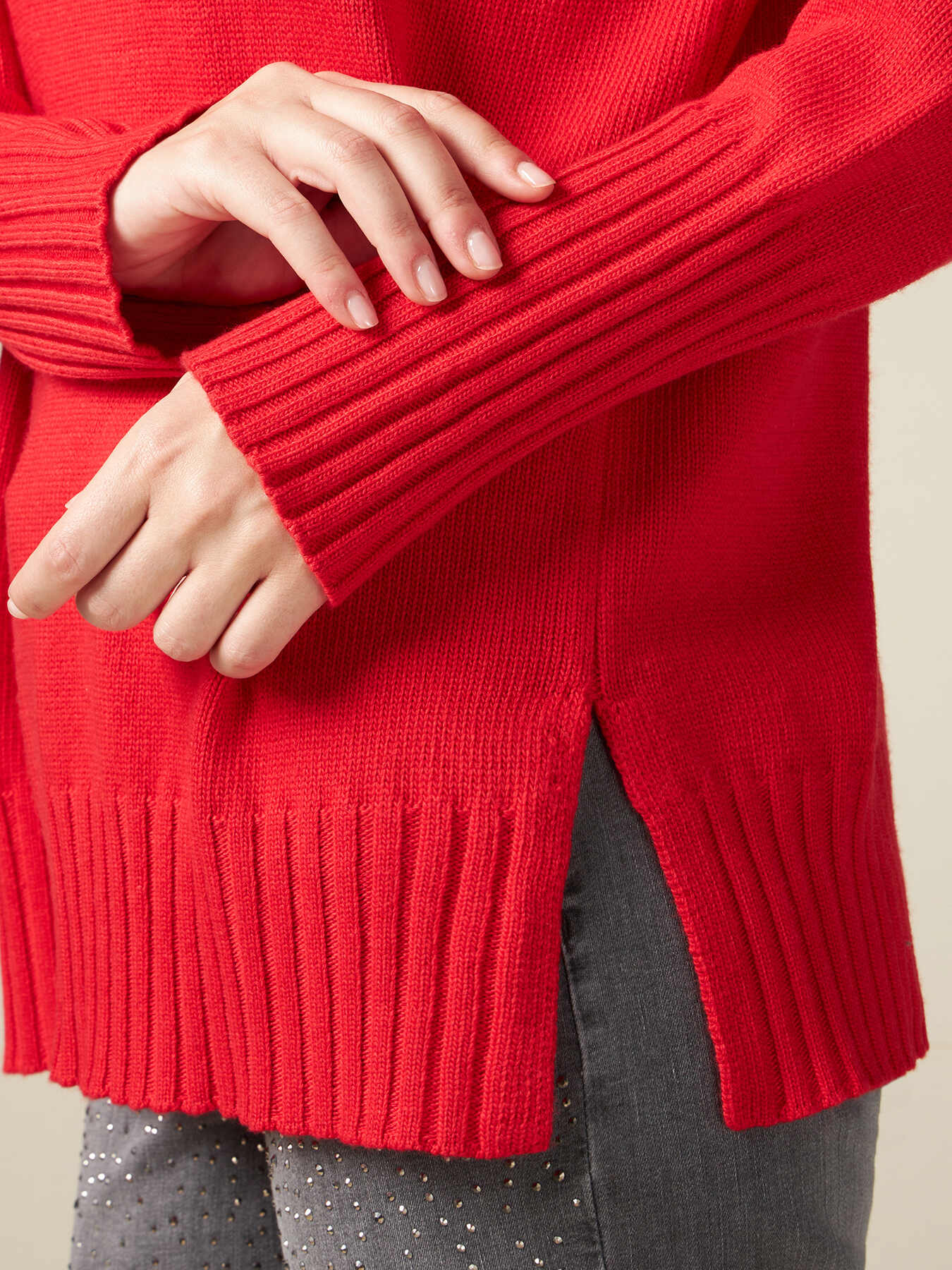 Cashmere blend turtleneck sweater image number 2