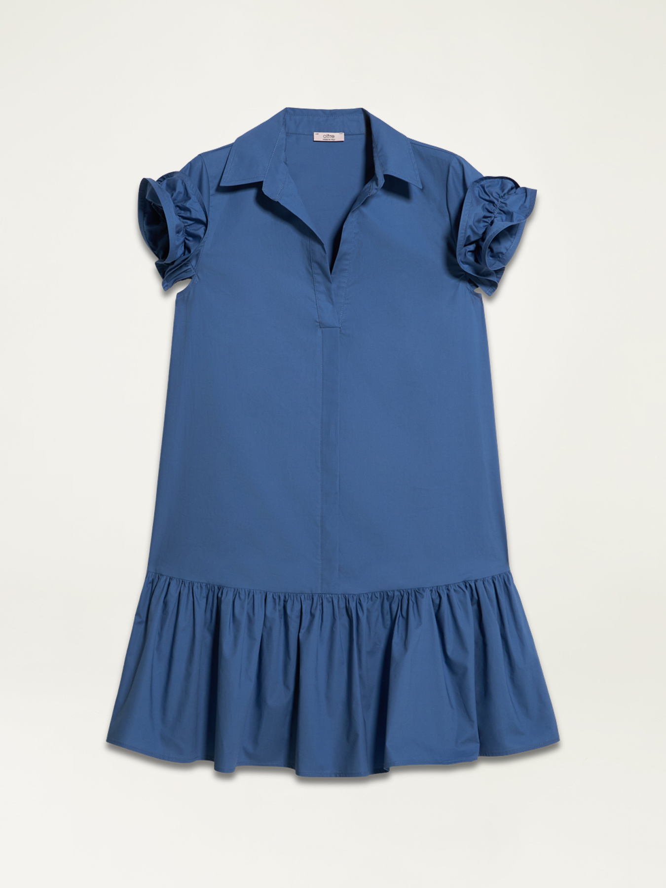 Robe chemisier courte en coton image number 4